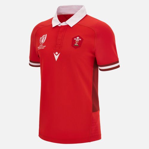Rugby World Cup 2023 Welsh Rugby special edition home slim fit match shirt - Macron - Modalova