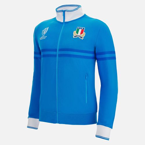 Rugby World Cup 2023 Italia Rugby adults' full zip cotton sweatshirt - Macron UK - Modalova