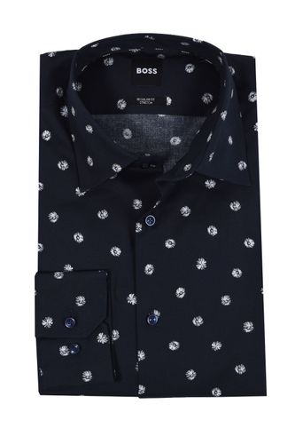 Boss H-joe-Kent-c1-214 Shirt Dark Blue Size: 15.5/39 - BOSS Black - Modalova