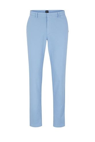 Kaito 1 Cotton Trousers Open Blue Size: 38W32L - BOSS Black - Modalova