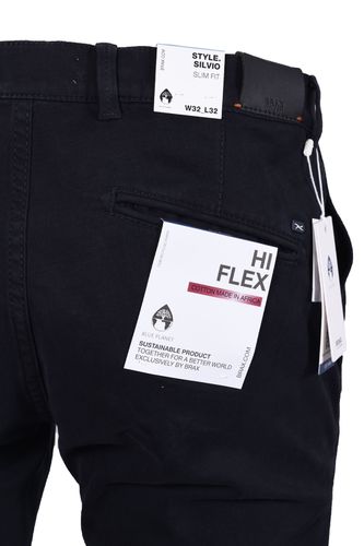 Silvio Cotton Chino Navy Size: 38W30L - Brax - Modalova