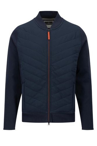 Quilted Full Zip Navy Size: SIZE 2XL - Fynch-Hatton - Modalova