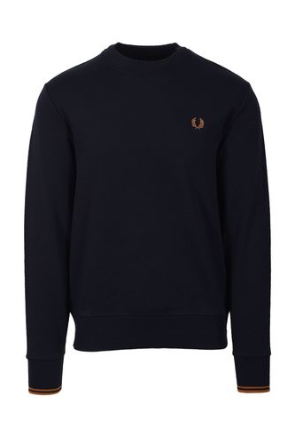 Crew Neck Sweatshirt /dark Caramel Size: SIZE XL - Fred Perry - Modalova