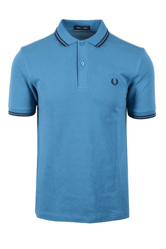 Twin Tipped Polo Shirt Ocean/Navy Size: SIZE 2XL - Fred Perry - Modalova