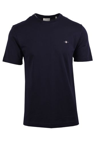 Reg Shield SS T-shirt Evening Blue Size: SIZE M - Gant - Modalova