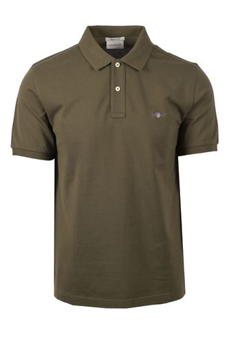 Reg Shield Ss Pique Polo Shirt Juniper Size: SIZE M - Gant - Modalova