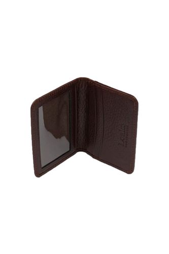 Fenchurch Grain Flap Card Holder Brown Size: 1 SIZE - Loake - Modalova