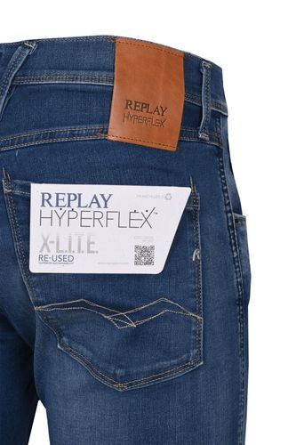 Anbass Slim Fit Jeans Denim Size: 44W32L - Replay - Modalova