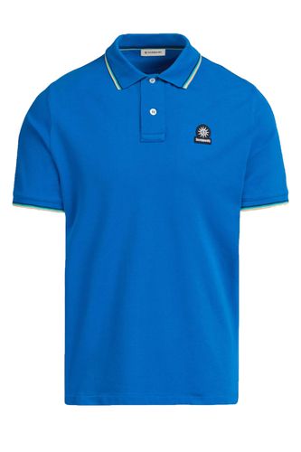 Badge Logo Tipped Sleeve Polo Shirt Nautical Blue Size: SIZE - SANDBANKS - Modalova