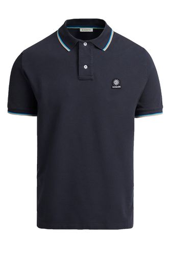 Badged Logo Polo Tipped Antrhacite Size: SIZE M - Sandbanks - Modalova