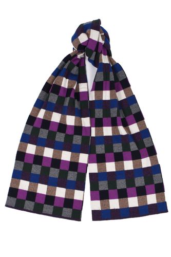 Assorted Scarves Purple Check Size: 1 SIZE - Santinelli - Modalova