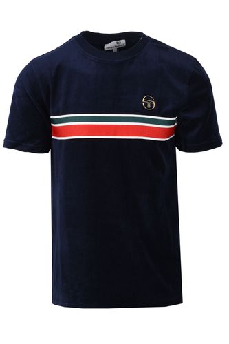 Ayme Velour T-shirt Maritime Size: SIZE M - Sergio Tacchini - Modalova