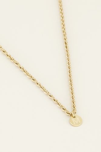 Goldene Halskette mit Vintage-Initialen | - My jewellery - Modalova