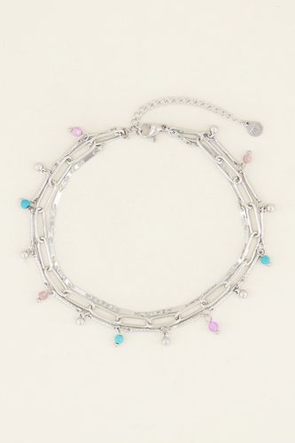 Triple anklet with beads&chains | - My jewellery - Modalova