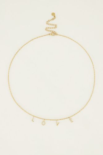 Buchstaben-Halskette Liebe | - My jewellery - Modalova