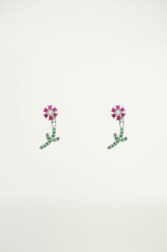 Strass-Ohrstecker mit Blume | - My jewellery - Modalova