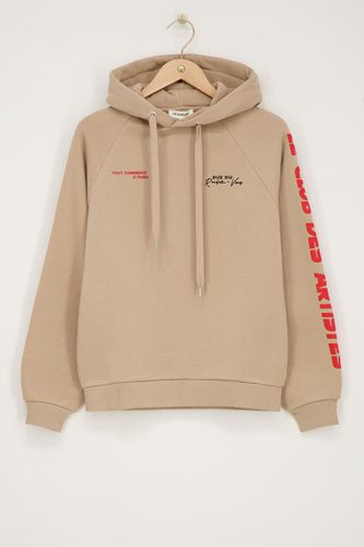Beigefarbener Hoodie"Le club des artistes"| - My jewellery - Modalova