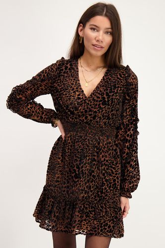 Kleid aus Samt mit Leopardenmuster | - My jewellery - Modalova