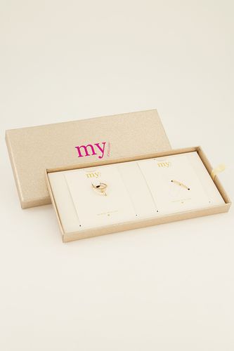 Geschenkset mit Suspender-Ohrring und Ringen | - My jewellery - Modalova