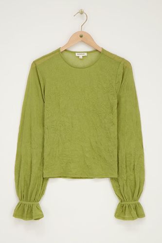 Top texturé avec manchette | - My jewellery - Modalova