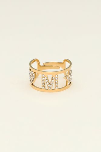 Bague ajustableà initiale | - My jewellery - Modalova