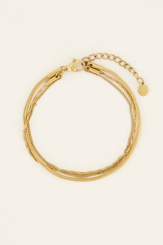 Dreifach-Armband mit minimalistischen Gliedern | - My jewellery - Modalova