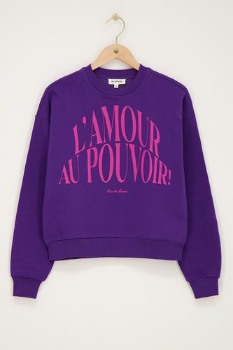 Sweatshirt"L'amour au pouvoir"| - My jewellery - Modalova