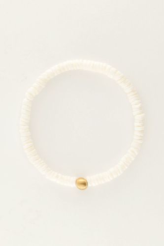 Armband mit weißen flachen Perlen | - My jewellery - Modalova