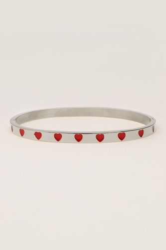 Armreif mit roten Herzen | - My jewellery - Modalova