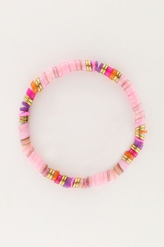 Elastisches Art-Armband mit rosa Perlen | - My jewellery - Modalova