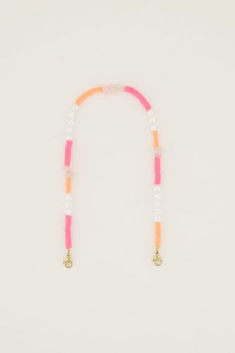Orangefarbene Handykette mit Perlen | - My jewellery - Modalova