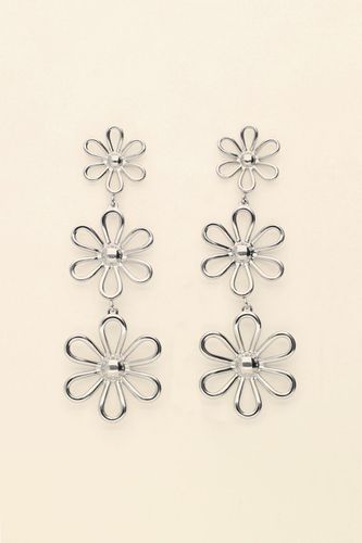 Casa Fiore Ohrringe mit drei floralen Konturen | - My jewellery - Modalova