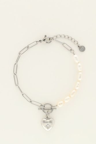 Armband mit Gliedern&Perle | - My jewellery - Modalova