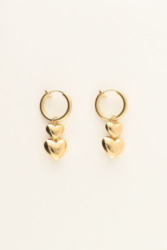 Clip-Ohrringe zwei Herzen | - My jewellery - Modalova