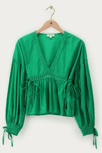 Top avec col en V et nœuds | - My jewellery - Modalova