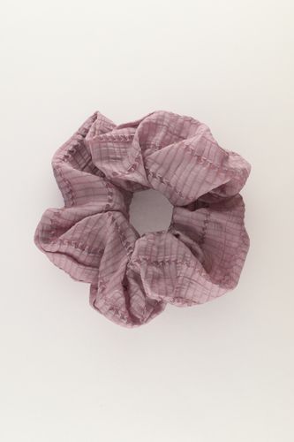 Lilafarbenes strukturiertes Scrunchie | - My jewellery - Modalova