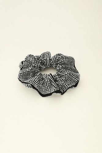 Scrunchie mit silbernen Glitzersteinen | - My jewellery - Modalova