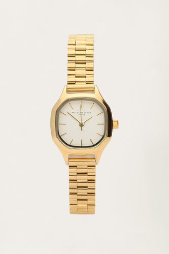 Sechseckige Vintage-Uhr mit Gliederarmband | - My jewellery - Modalova