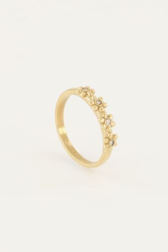 Ring mit Blumen und Steinen | - My jewellery - Modalova