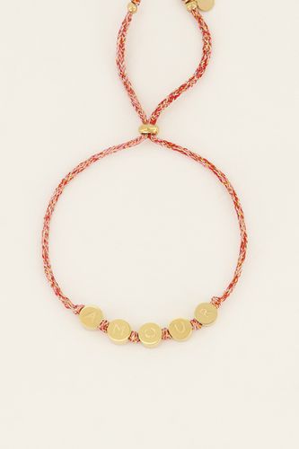 Souvenir rotes Armband mit Amour-Anhängern | - My jewellery - Modalova