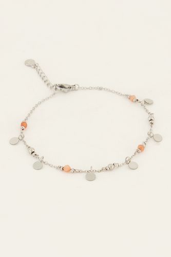 Vintage-Armband mit orangefarbenen Perlen und Münzen | - My jewellery - Modalova