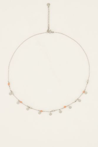 Vintage-Halskette mit orangefarbenen Perlen und Münzen | - My jewellery - Modalova