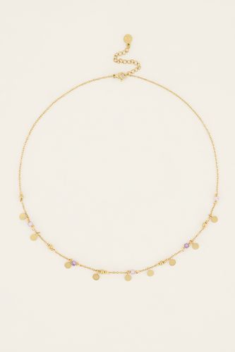 Vintage-Halskette mit lila Perlen und Münzen | - My jewellery - Modalova