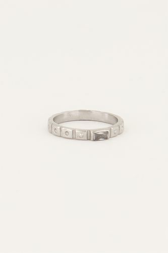Vintage Ring transparentes Rechteck | - My jewellery - Modalova