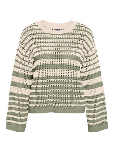 Striped Knitted Pullover - Noisy May - Modalova
