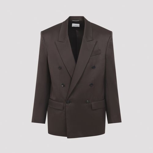 Double-Brestaed Jacket Silk - Men - Saint Laurent - Modalova