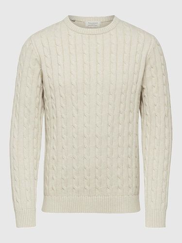 Cable Knit Knitted Jumper - Selected - Modalova