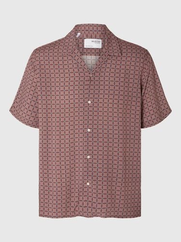 Patterned Short Sleeved Shirt - Selected - Modalova