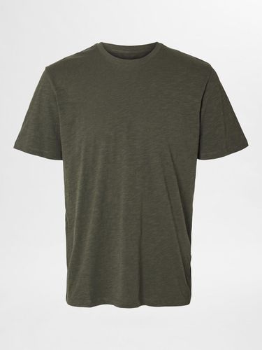 Algodón Flameado Camiseta - Selected - Modalova