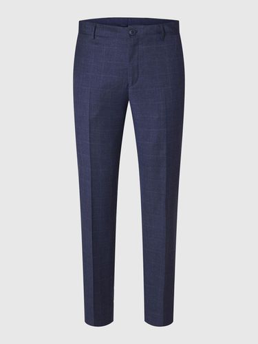 Checked Slim Fit Suit Trousers - Selected - Modalova